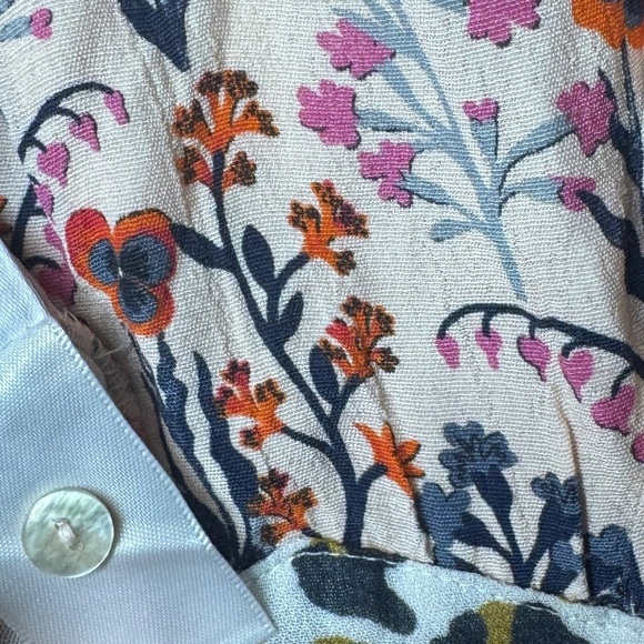 NWT Cath Kidston Frill Paper Pansies Floral Leopard Contrast Midi Dress 6 US 2 - Picture 16 of 16